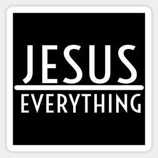 Jesus Over Everything Religious Christian Magnet